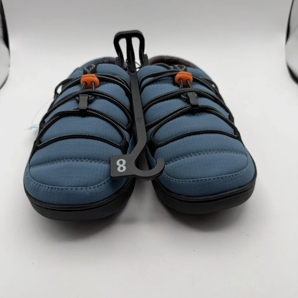 New Ozark Trail Men's 8 Slip-on Shoes Blue Water Repellent Bungee Slippers NWT